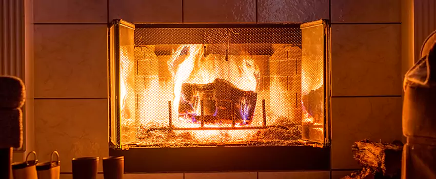 Mendota Hearth Landscape Fireplace Installation in Port Arthur, Texas