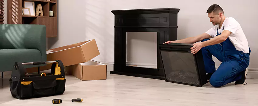 Old Rusted Metal Fireplace Repair And Replacement in Port Arthur, TX